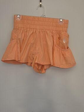 FP Movement by Free People Peach Orange Athletic Skirt-Shorts